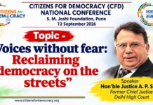 Voices Without Fear: Reclaiming Democracy on the Streets Citizens for Democracy