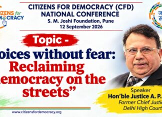 Voices Without Fear: Reclaiming Democracy on the Streets Citizens for Democracy